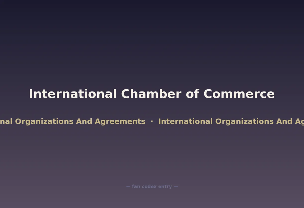 International Chamber of Commerce