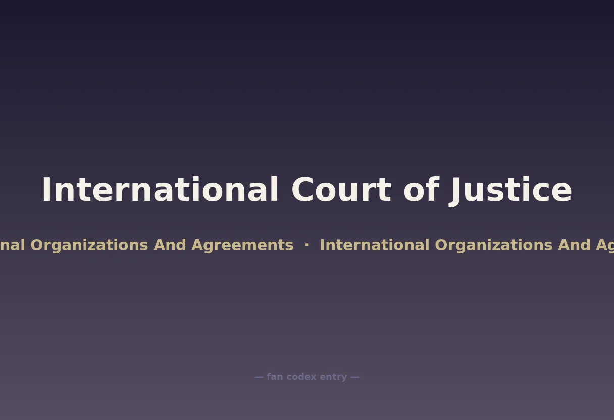 International Court of Justice