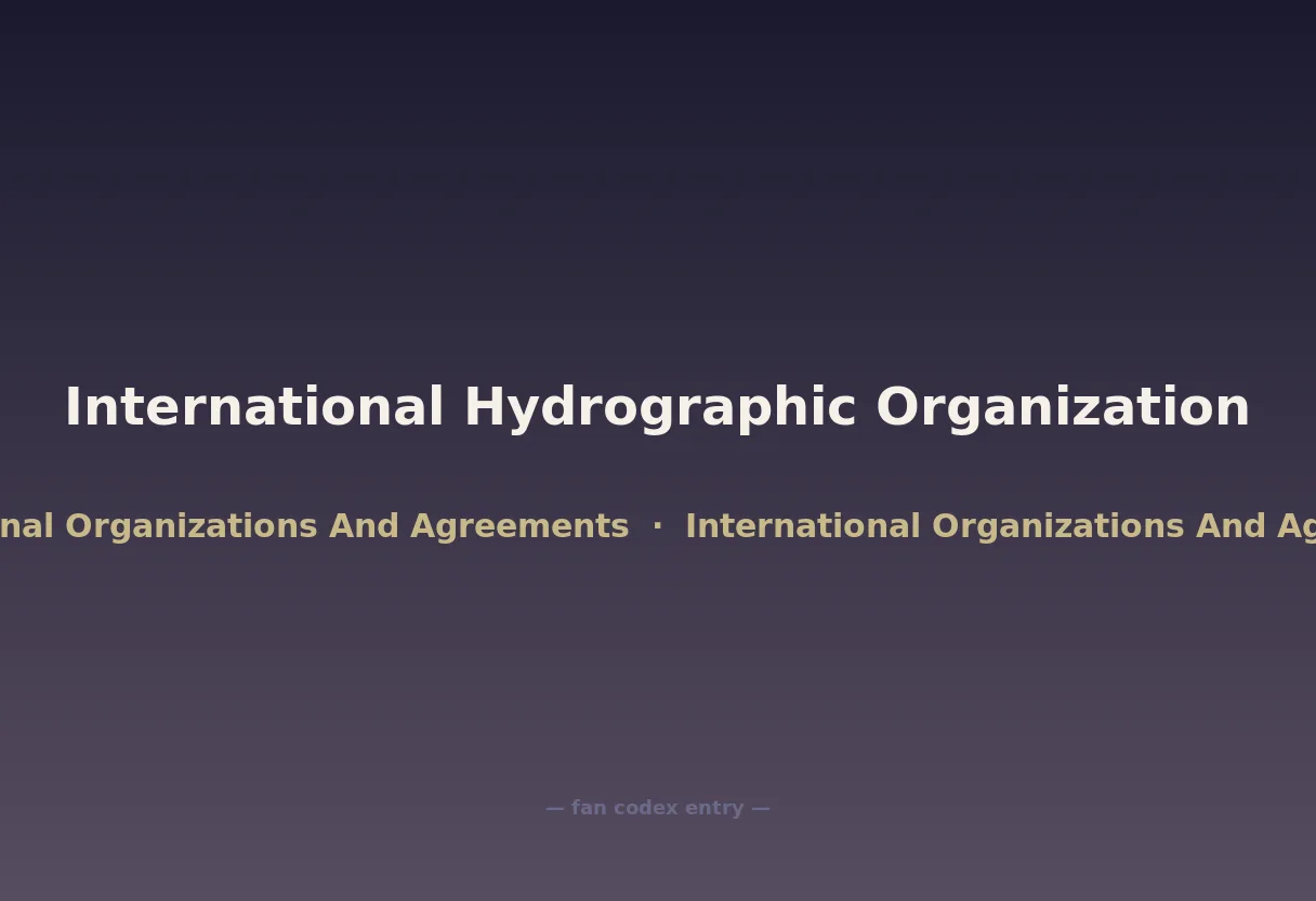 International Hydrographic Organization