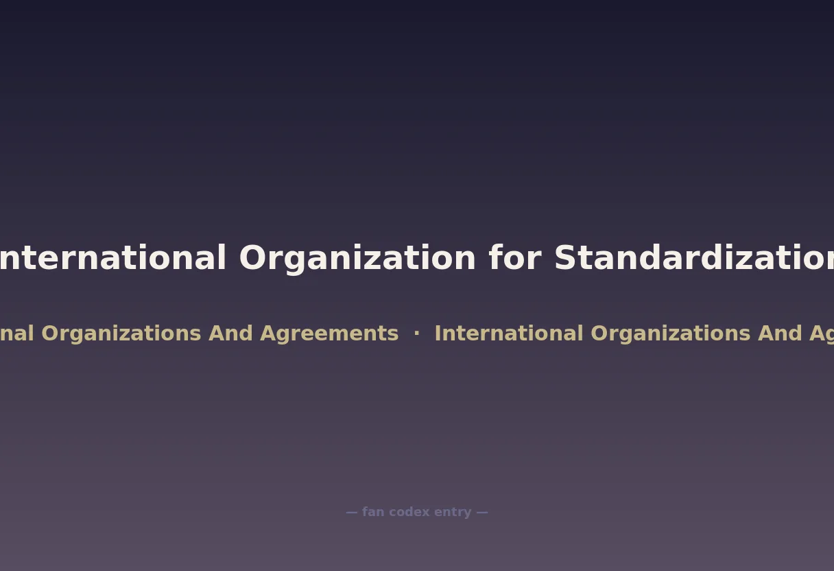 International Organization for Standardization